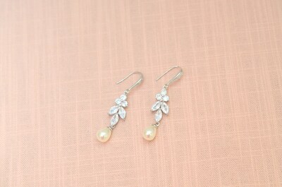 Gift for Her, Earrings for Bride, Bridal Pearl Earrings, Mother of the Bride, Mother of the Groom gifts, Gifts for Bridesmaids - image5